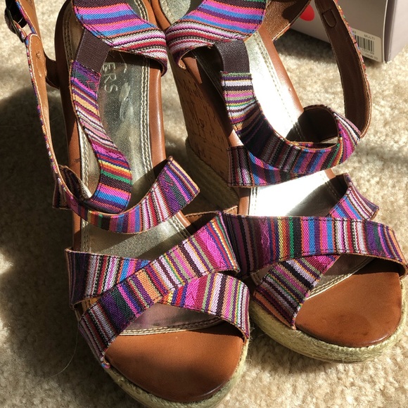 Multicolored Wedges - Picture 3 of 4